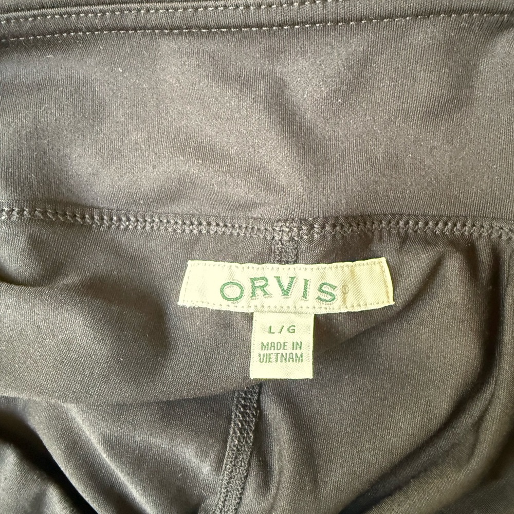 Orvis Skort Women Black Moisture Wicking Golf Travel Sport Tennis Skirt - Picture 3 of 7